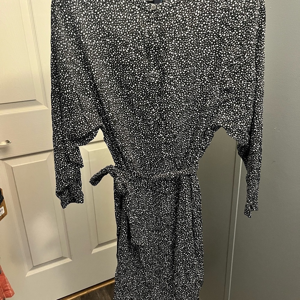 Black and White Polka Dot Dress